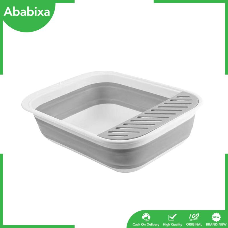 [Ababixa] Hộp Đi Vệ Sinh Bán Nguyệt Gấp Lại Được Nhỏ Gọn Cho Thú Cưng Đi Du Lịch