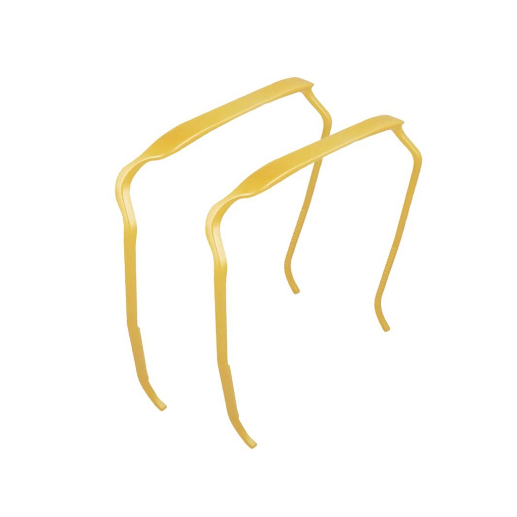 2pcs Home Accessories Men Women Invisible Hoop Indoor Outdoor Fixing Tool PP Plastic Large Medium Translucent Headbands