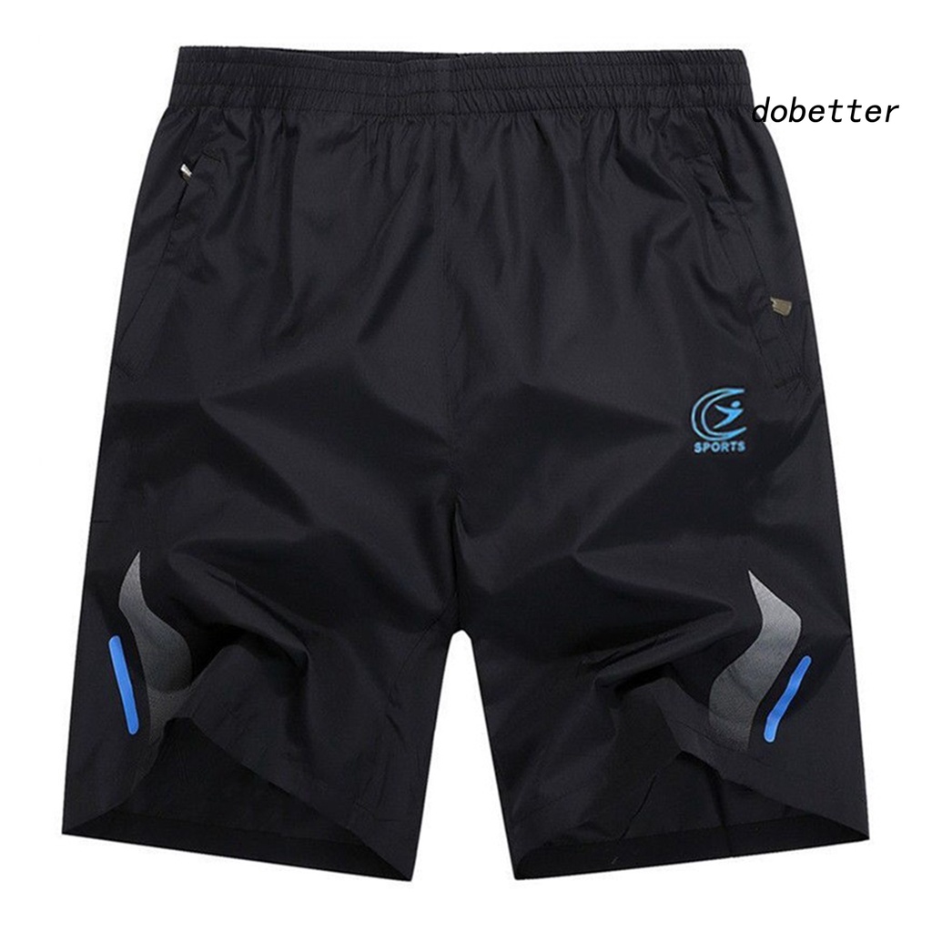 Quần Short Thể Thao Lưng Thun Ống Rộng Phối Dây Rút Nhanh Khô Thời Trang Cho Nam