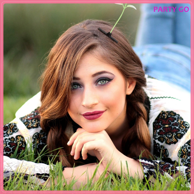 Set 50 Kẹp Tóc Hình Chiếc Lá Xinh Xắn Cho Bé Gái