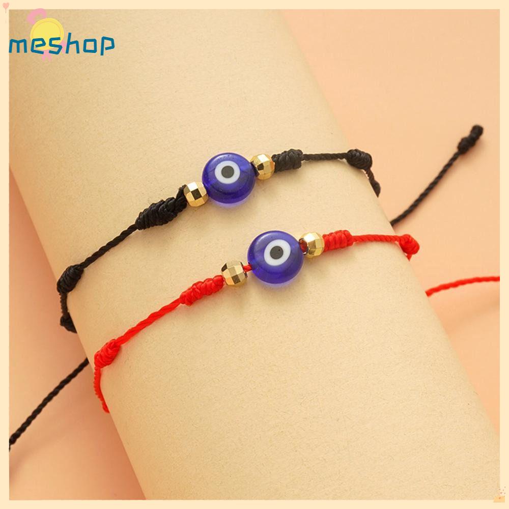 Set 2 / 6 Vòng Tay Chuỗi Hạt Đá Mắt Quỷ Thời Trang Cho Nam Và Nữ