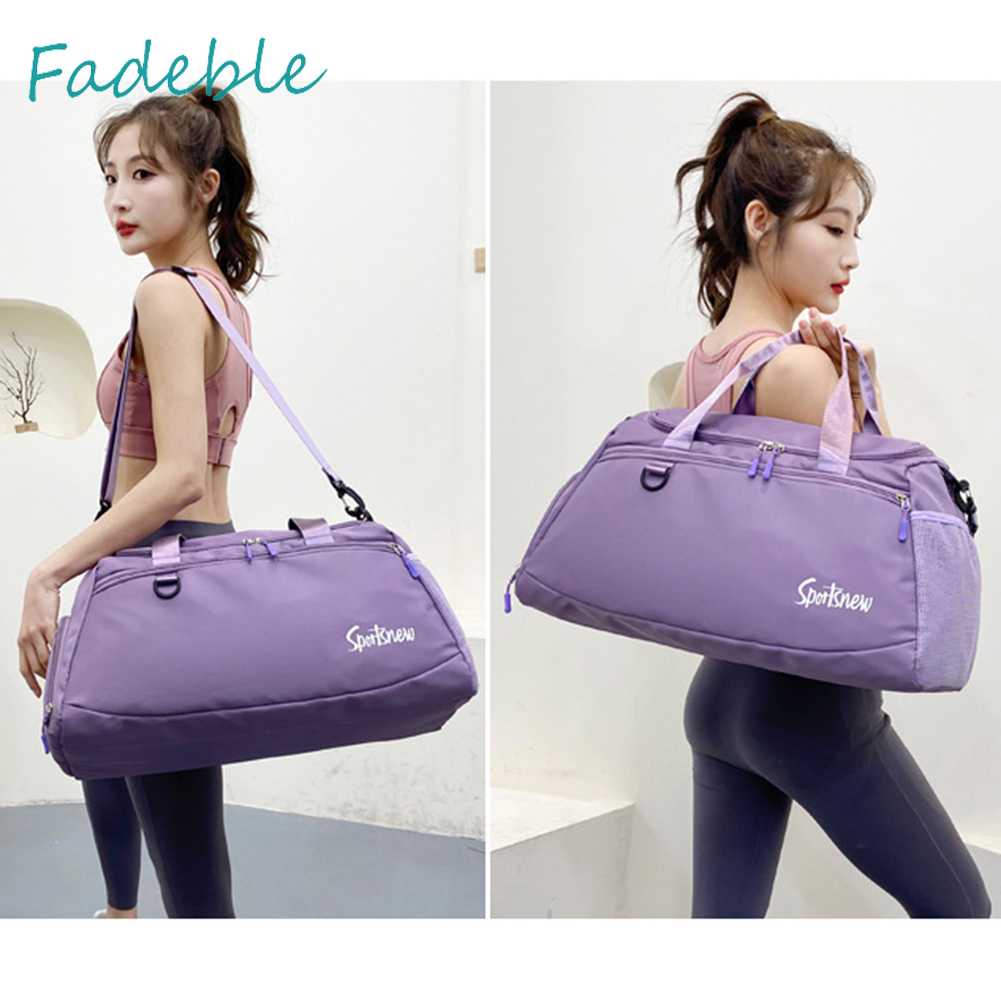 Túi Đựng Đồ Tập Thể Thao Sức Chứa Lớn Chia Ngăn Khô / Ướt Tiện Dụng Cho Nam Và