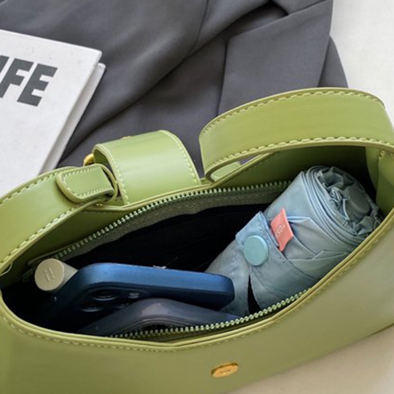 Túi Đeo Chéo Hình Vuông Nhỏ Màu Trơn Đơn Giản Thời Trang Phong Cách Hàn Quốc Cho Nữ