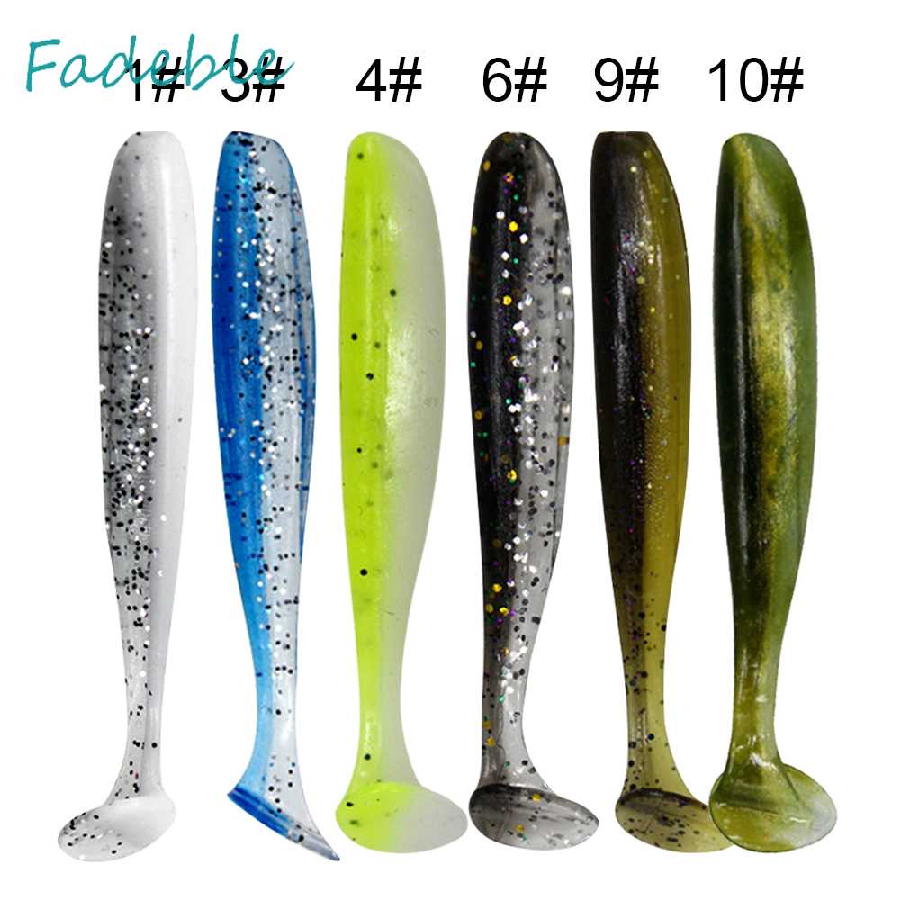 Set 10 Mồi Giả Nhử Cá Mềm 9cm 4.2g Gắn Kèm Móc Câu