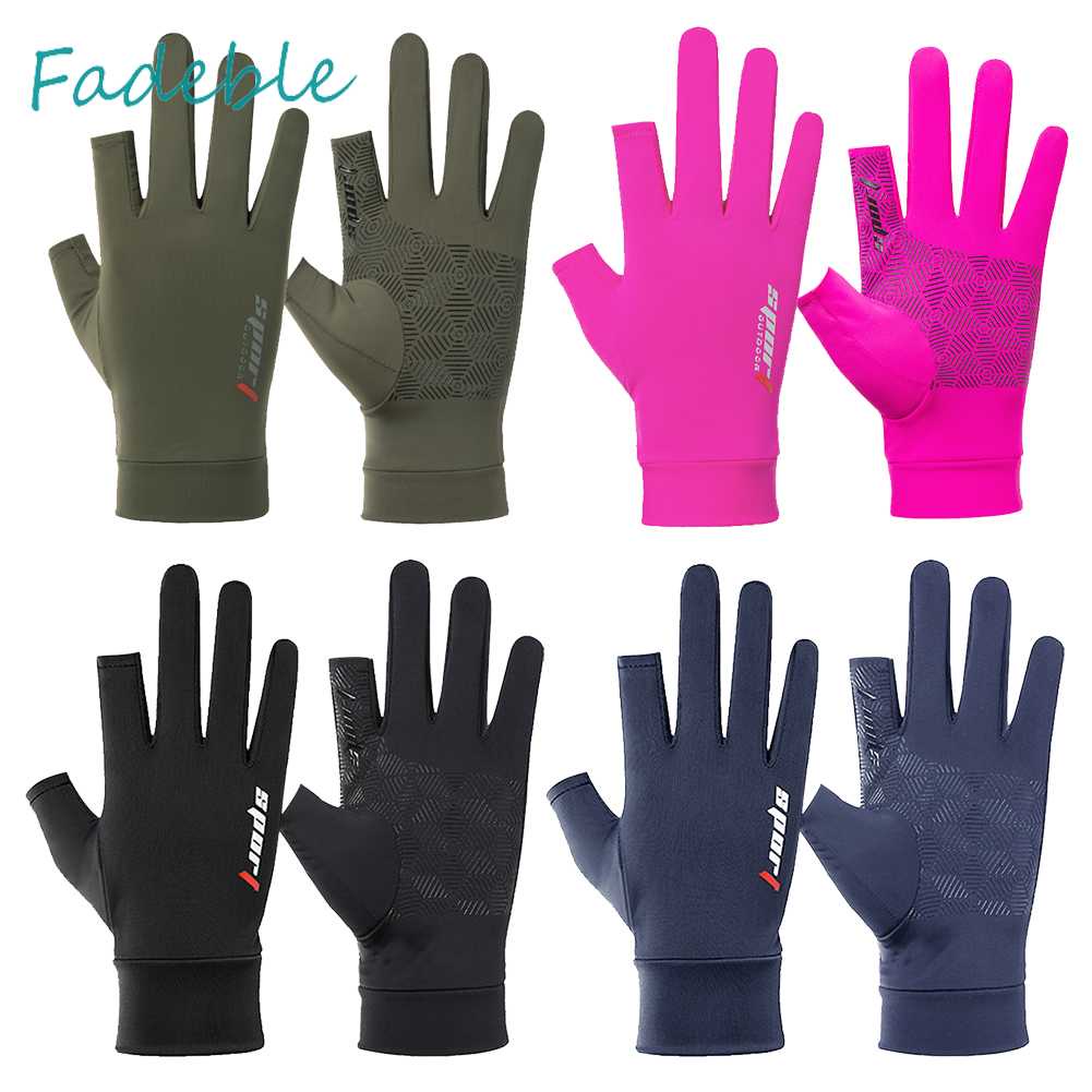 1 Đôi Găng Tay Câu Cá 2 Ngón Chống Trượt Tiện Lợi Sự Bảo Vệ