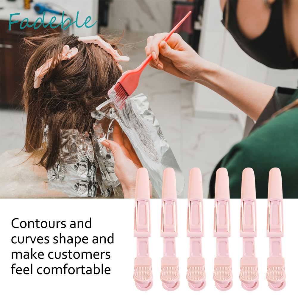 Kẹp Tóc Cá Sấu Bằng Nhựa Bền Thiết Kế Lò Xo Đôi Tạo Kiểu Tóc