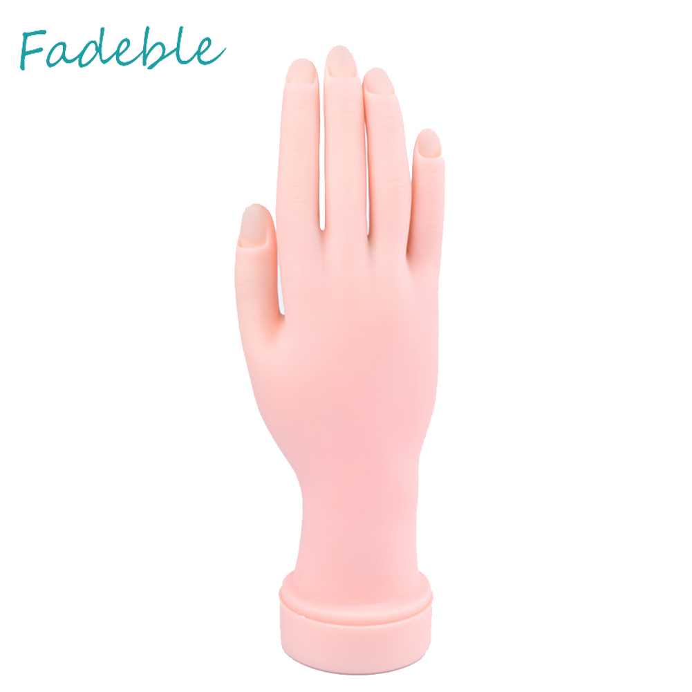 1 Mô Hình Bàn Tay Giả Mềm Tập Luyện Có Khớp Cử Động Cho Người Mới Bắt Đầu