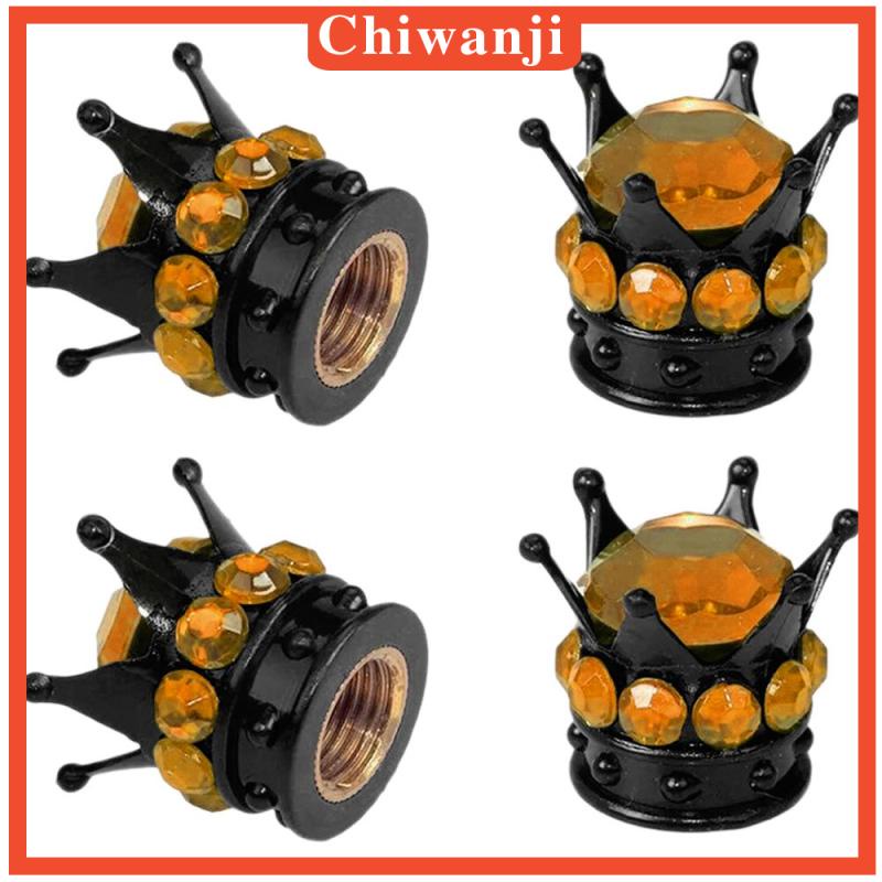 Set 4 Vỏ Bọc Lốp Xe Đạp / SUV Hình Vương Miện