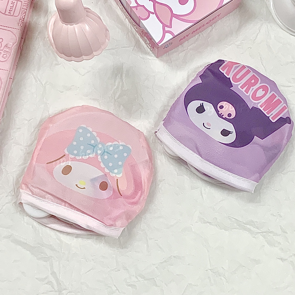 Sanrio Quạt Cầm Tay Hình Tròn Họa Tiết Hoạt Hình Dễ Thương