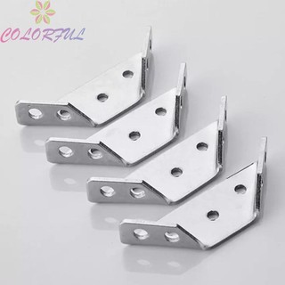 【COLORFUL】Durable 2mm Stainless Steel Corner Brackets – 90 Degree Angle Support