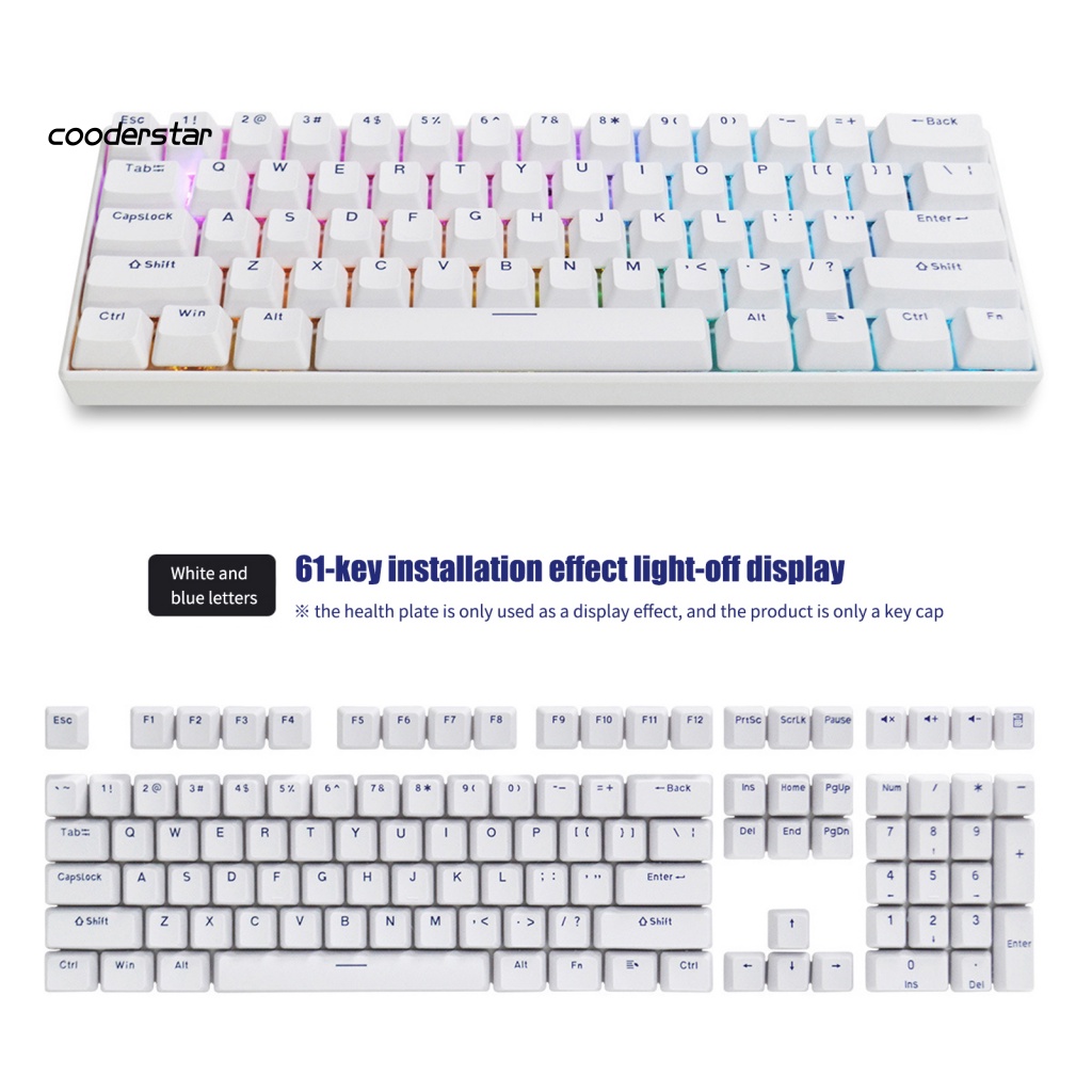 Bộ 132 Nút Bàn Phím Cơ Chơi Game Cách Nhiệt Tiện Dụng