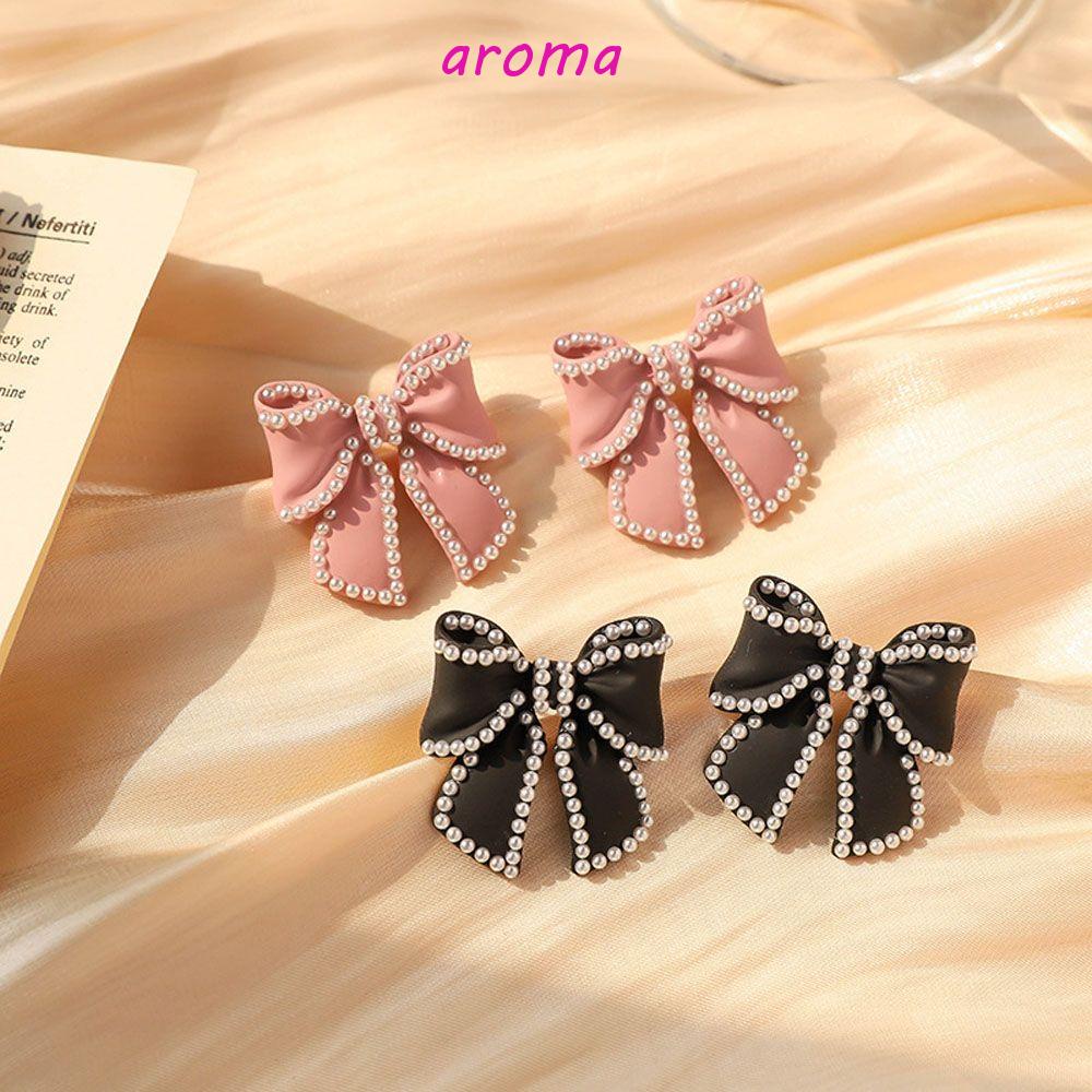 Bông Tai Hình Nơ Sang Trọng Dành Cho Nữ