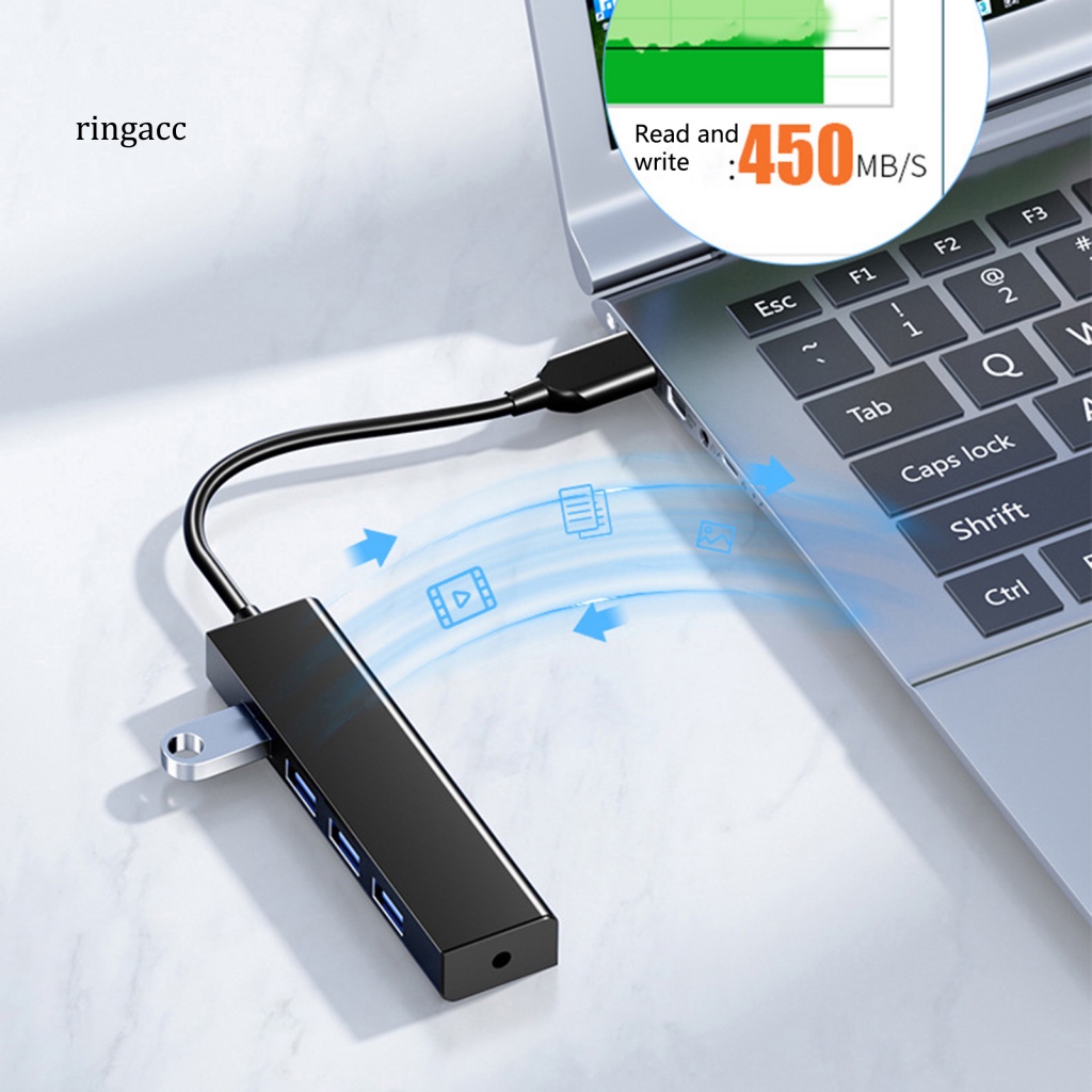 Hub Chia Cổng USB 3.0 450MB / S Cho Điện Thoại / Máy Tính