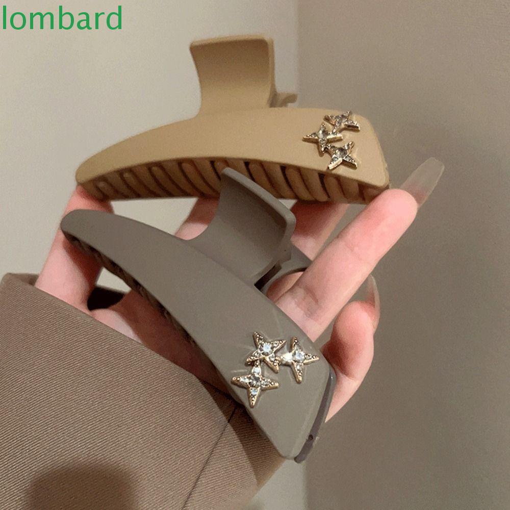 Kẹp Tóc Hình Ngôi Sao Bằng Acrylic Chống Trượt Thời Trang Cho Nữ