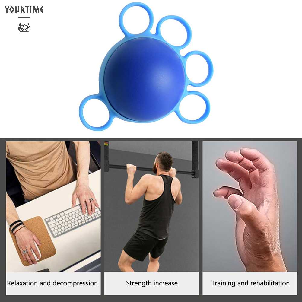 Bóng Tập Lực Nắm Ngón Tay Bằng Silicone Chuyên Dụng