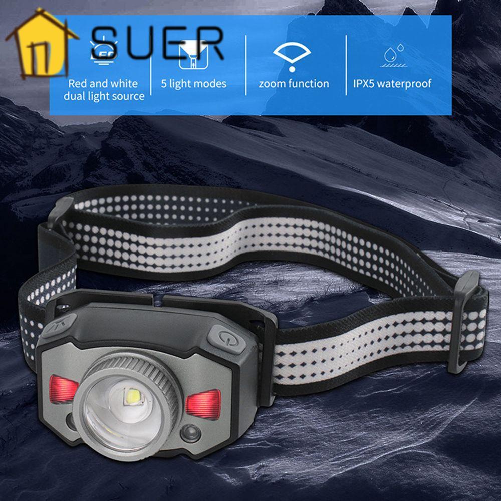 Đèn LED SUENIN Đeo Đầu Siêu Sáng Tiện Dụng Mang Theo Du Lịch Cắm Trại