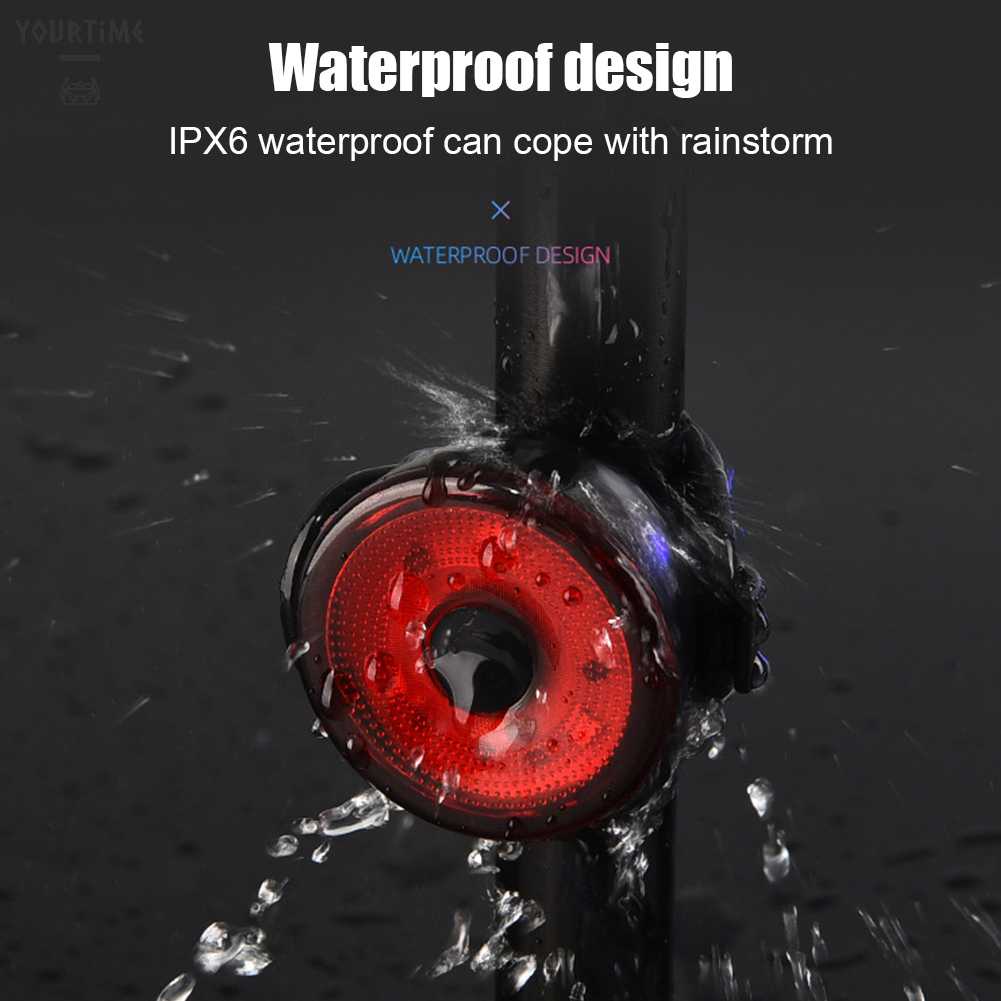 Đèn LED Cảnh Báo An Toàn Chống Nước Gắn Đuôi Xe Đạp