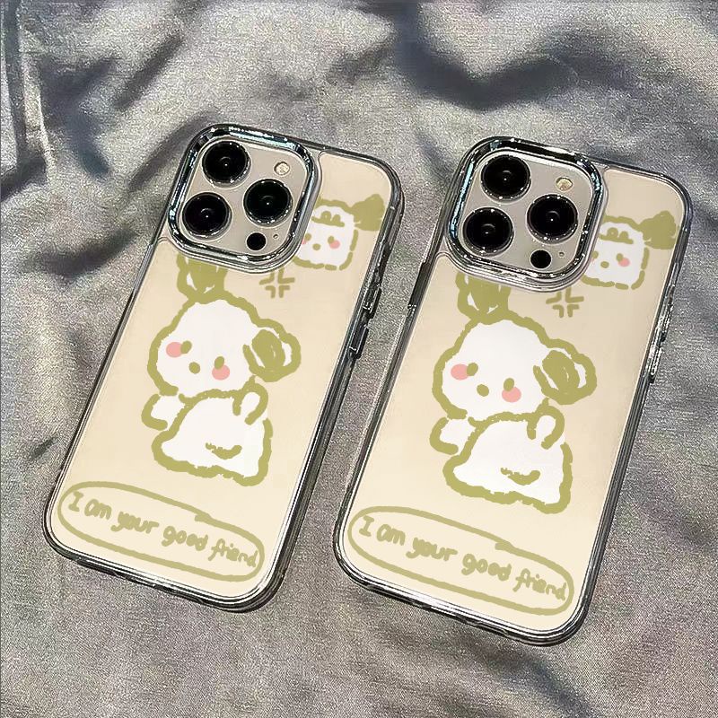 ✅Ốp Điện Thoại Mềm Chống Sốc Hình Cún Dễ Thương Cho iPhone127max 8In 14pro 1311 JO4F