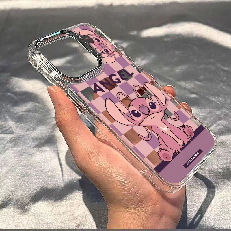 ✅Ốp Điện Thoại Dẻo Họa Tiết Kẻ Sọc Màu Tím Đơn Giản Chống Sốc Cho Iphone 7 13 14pro plus11maxiPhone12 8 1AE5