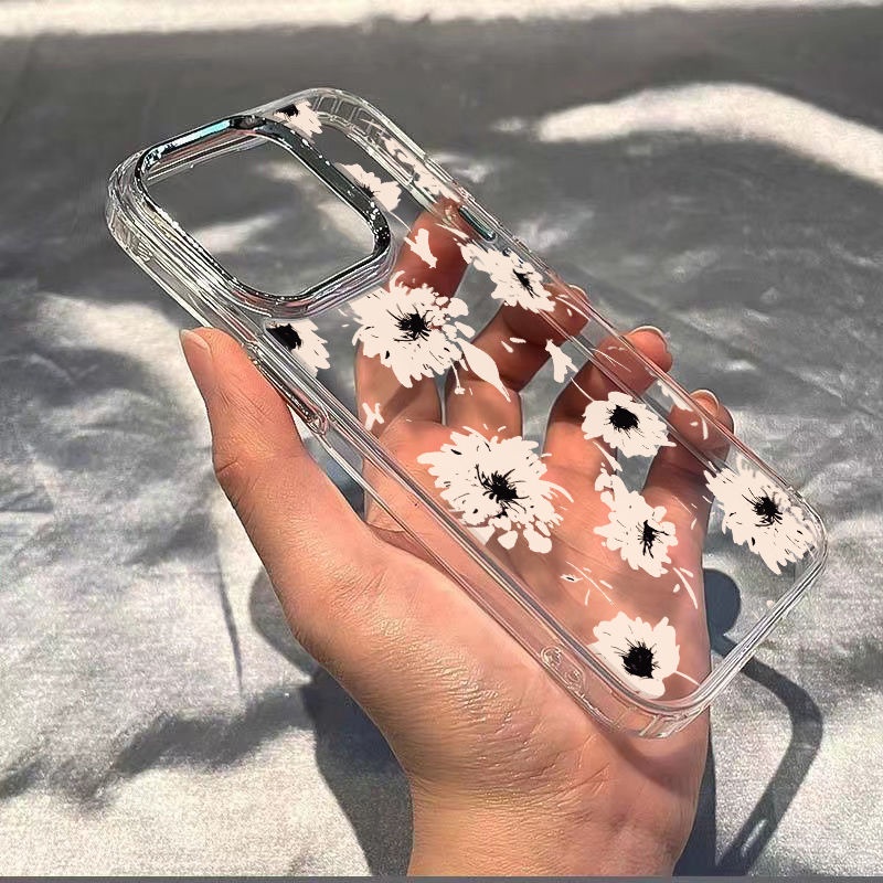 ✅Ốp Điện Thoại Mềm Chống Sốc Họa Tiết Hoa 13In Style max7118 / plus iPhone12 14pro Apple A0OS