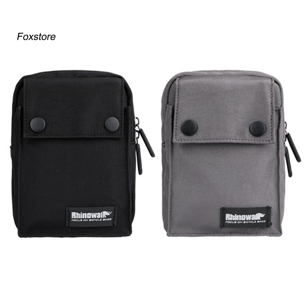 Túi Đựng Đồ Màu Đen / Xám Gắn Tay Lái Xe Đạp Tiện Dụng