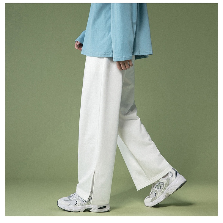 Quần Dài Ống Rộng Phong Cách Đường Phố Hàn Quốc Cá Tính Cho Nam