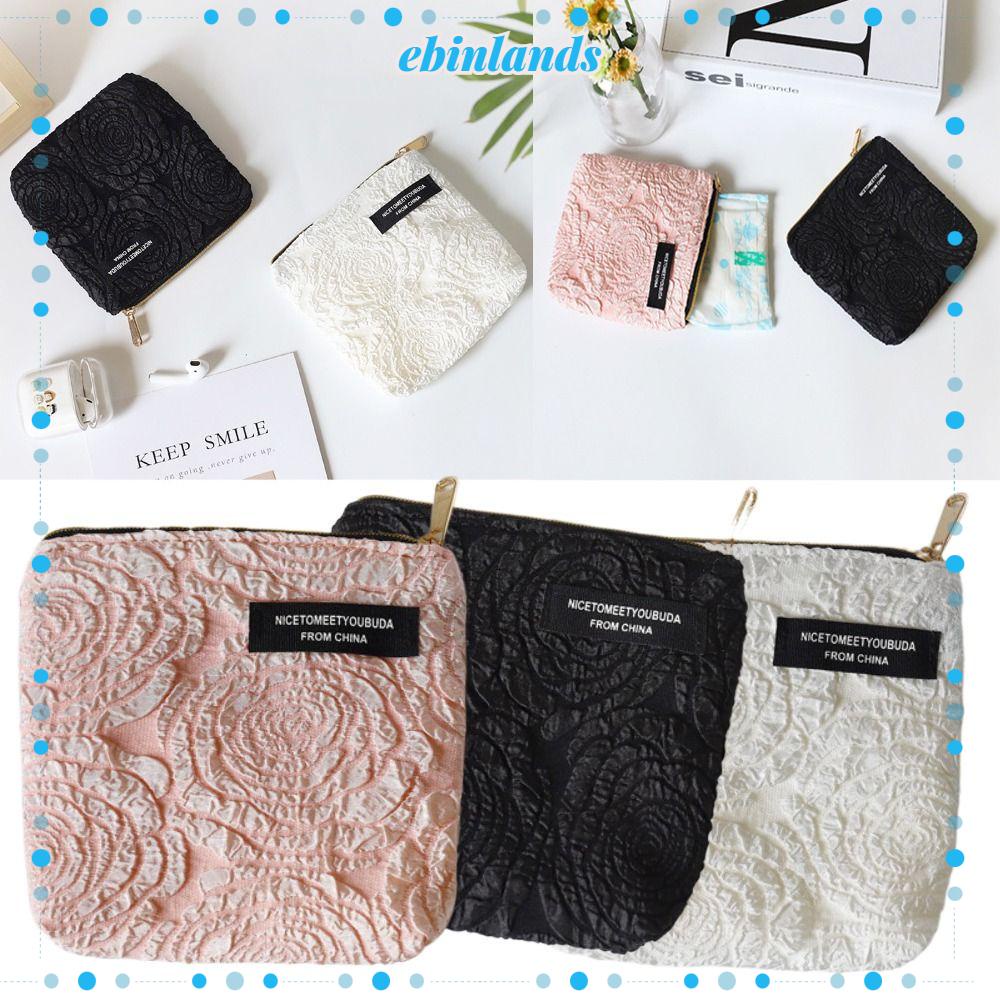 Ebinlands Túi Xách Đựng Mỹ Phẩm Thẻ Son Môi Cầm Tay