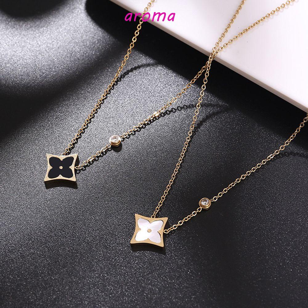 Vòng cổ Choker Họa Tiết Cỏ Ba Lá Tinh Tế Thời Trang Cho Nữ