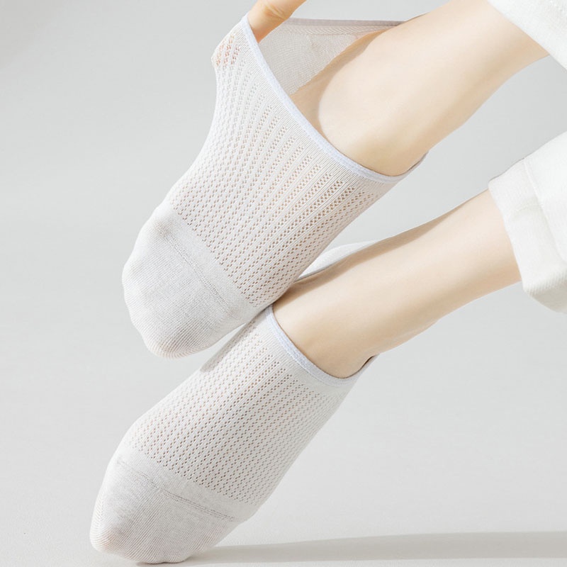 Đôi Vớ Bằng Vải Cotton Mềm Thoáng Khí Thời Trang Mùa Hè Sành Điệu Cho Nữ