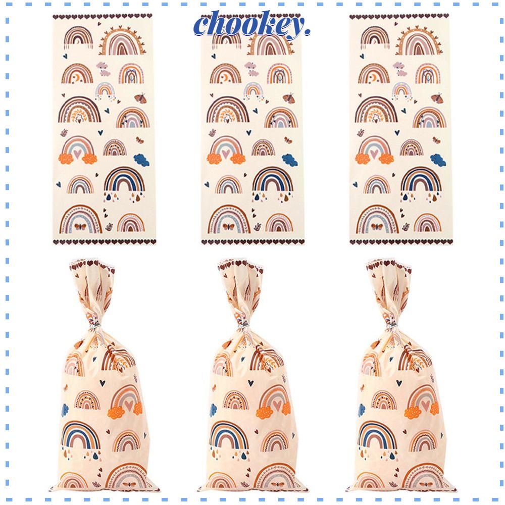 CHOOKEY Set 50 / 120 Túi Đựng Kẹo Hình Đuôi Cá Xinh Xắn