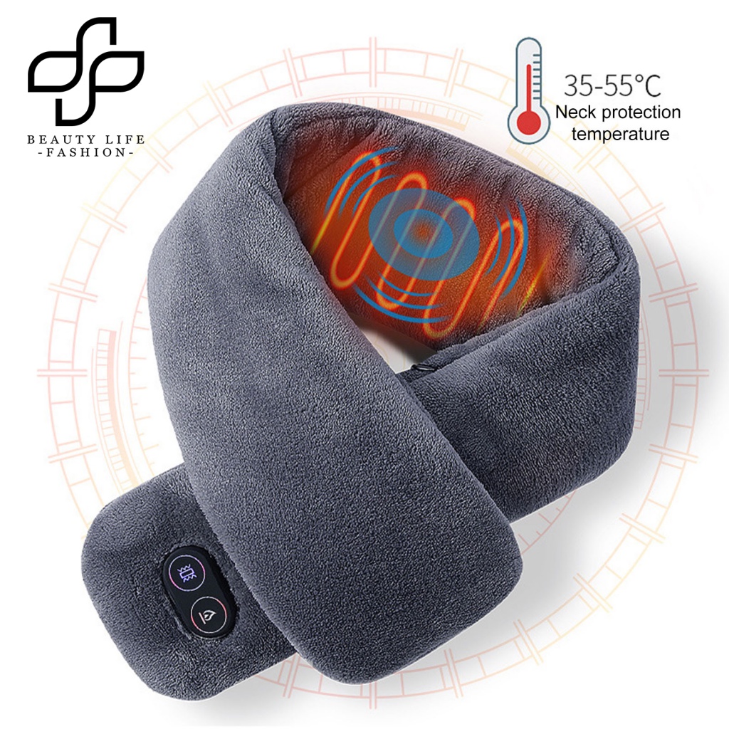 Khăn Choàng Cổ Làm Nóng Bằng Điện USB 3 Chế Độ 4 Mức Độ Điều Chỉnh Được Cho Nam Nữ Vào Mùa Đông