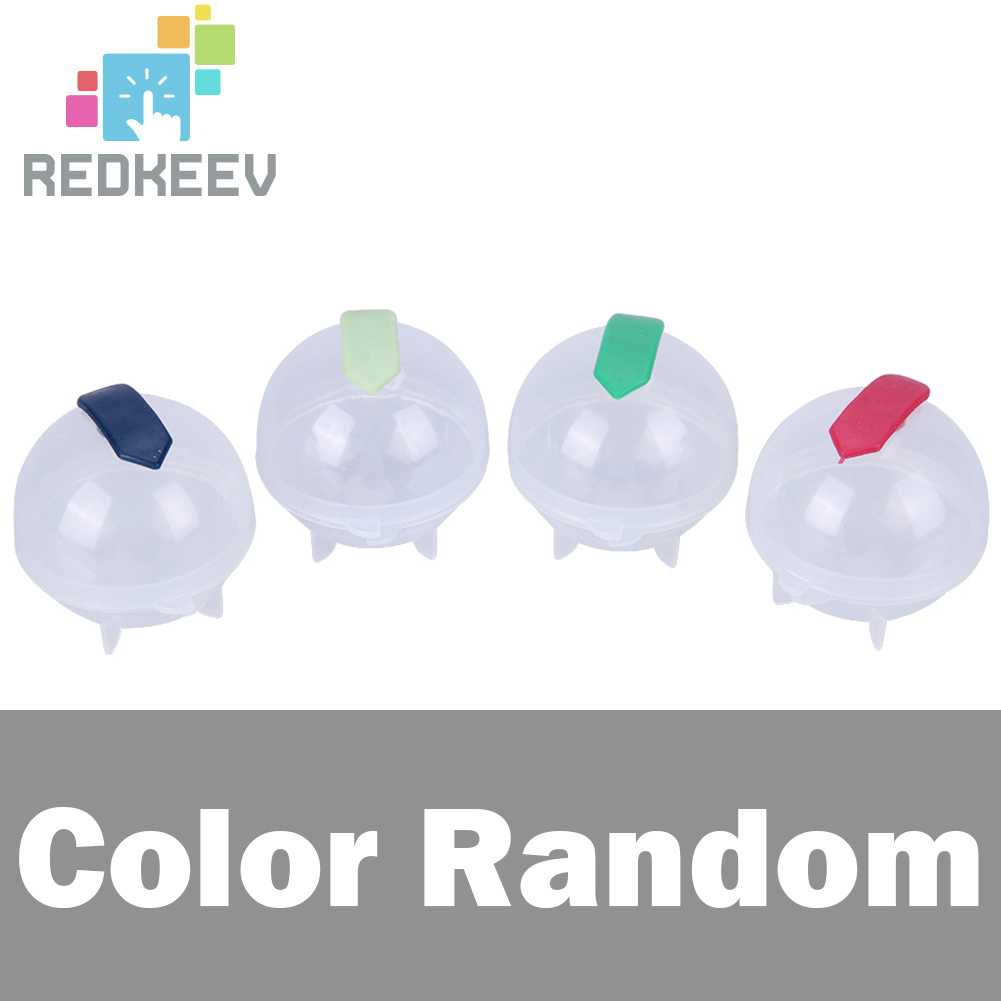 Set 4 Khuôn Làm Đá Hình Tròn Có Thể Tái Sử Dụng Màu Sắc Ngẫu Nhiên