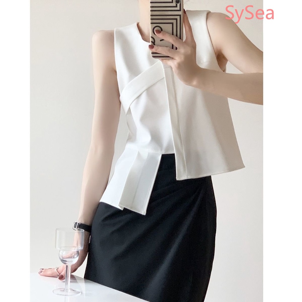 Áo Hai Dây Thiết Kế Độc Đáo Thời Trang Pháp Cho Nữ