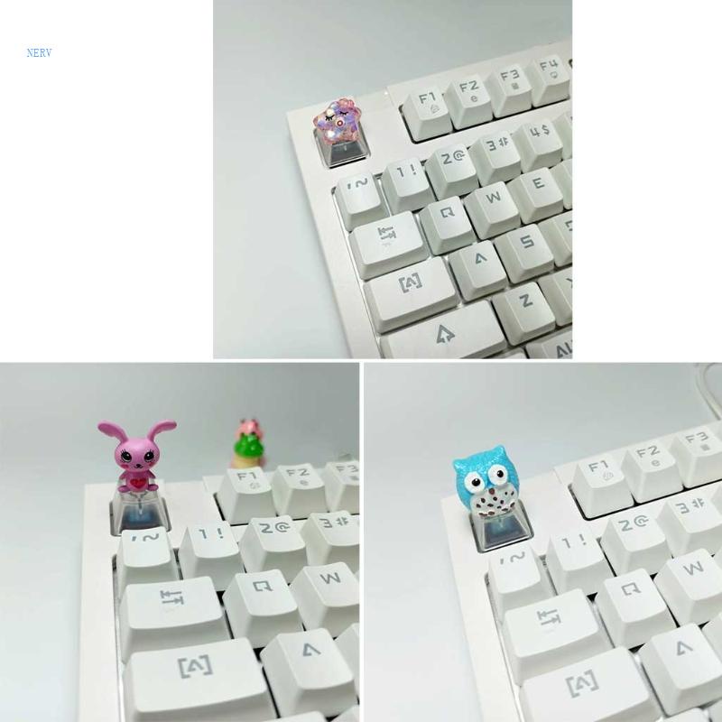 Nắp Đậy Phím OEM R4 Họa Tiết Động Vật Xinh Xắn Sáng Tạo Cho Bàn Phím Cơ Cherry Mx