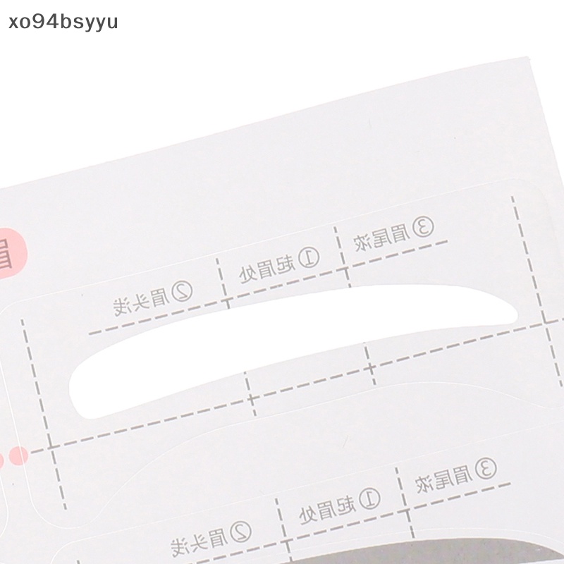 24 Cặp Khuôn Kẻ Lông Mày Xo94Bsyu Có Thể Điều Chỉnh Tiện Dụng