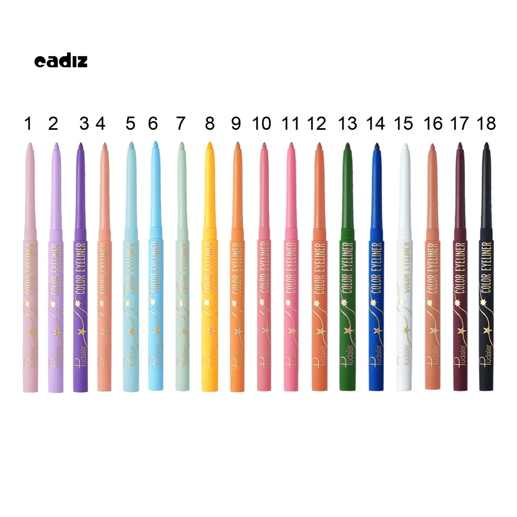 Bút Kẻ Mắt CADI 0.05g 18 Màu Sắc Tùy Chọn Trang Điểm Sáng Tạo