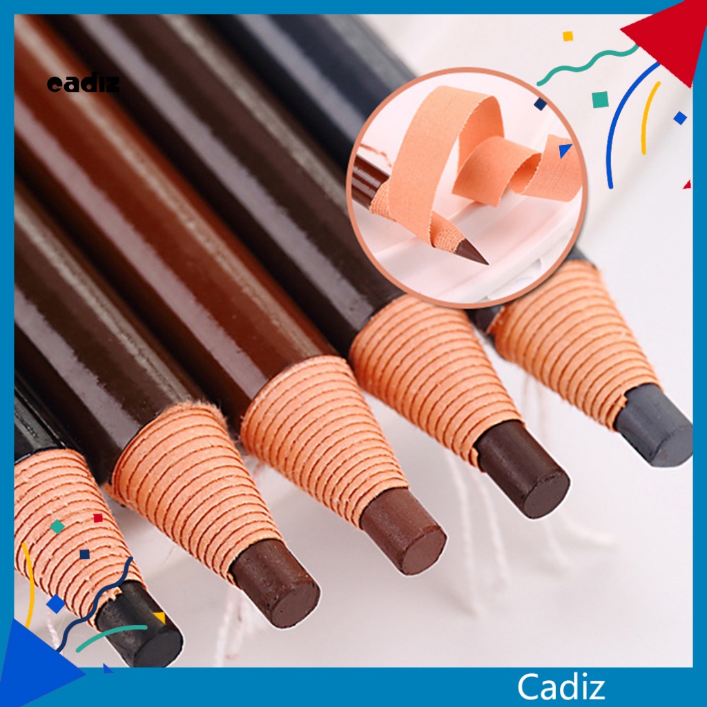 Bút Chì Kẻ Lông Mày CADI Kết Cấu Mềm Chống Lem 5 Màu Tùy Chọn Cho Học Sinh