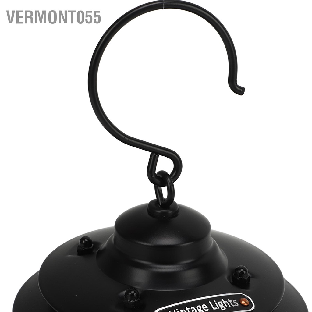 Vermont055 Đèn Lồng Cắm Trại Vintage Chống Nước IPX4 LED 35‑100lm Di Động Phong Cách Retro Treo Dành Cho Ngoài Trời