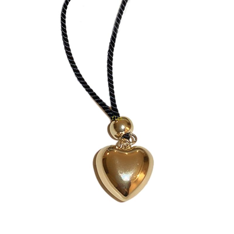 Vòng Cổ Choker Hình Trái Tim Có Thể Điều Chỉnh Thời Trang Dành Cho Nữ