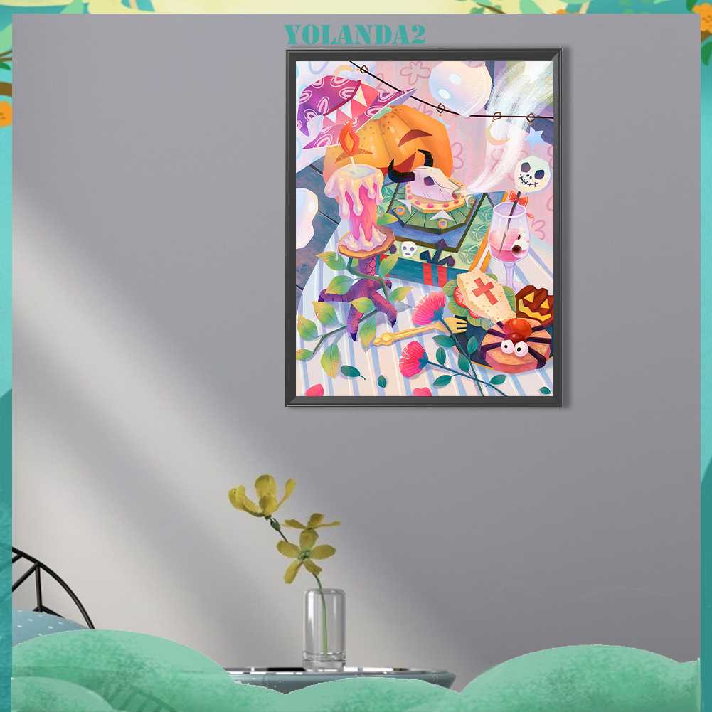 Tranh Đính Đá Kim Cương Toàn Bộ 5D DIY Hình Vẽ Trừu Tượng Trang Trí Nhà Cửa