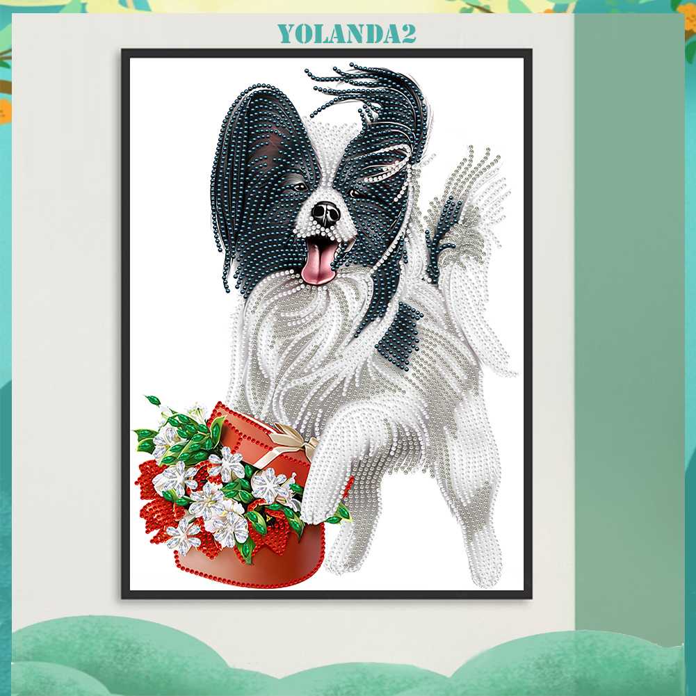 Bộ Tranh Đính Đá 5D Họa Tiết Động Vật Độc Đáo DIY Dùng Trang Trí Nhà Cửa