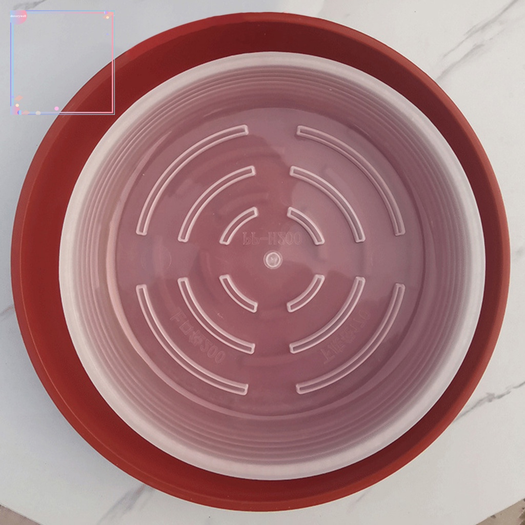 Khay Đựng Chậu Hoa Bằng Nhựa Dày Dặn Tiết Kiệm Nước Cho Văn Phòng