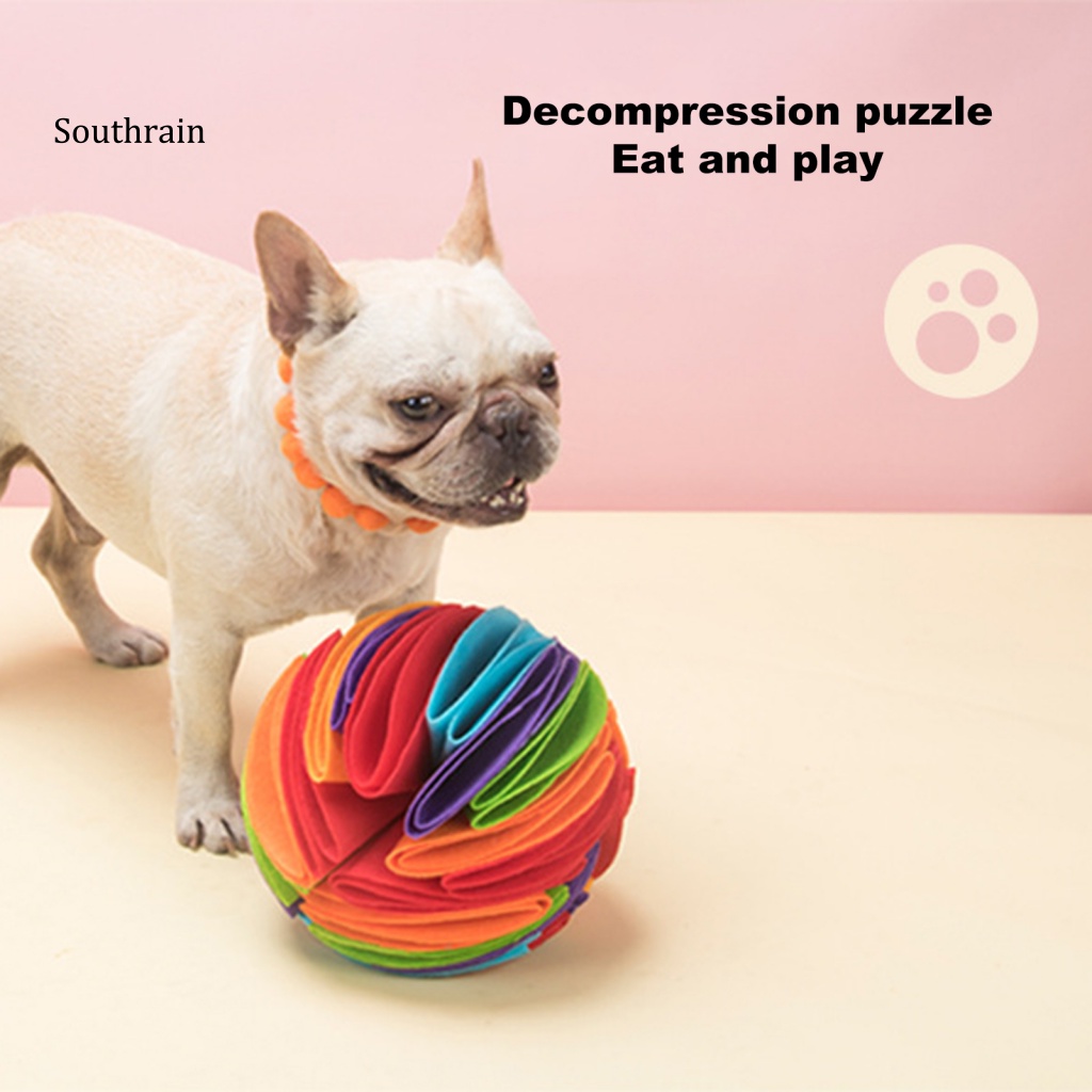 Đồ Chơi Quả Bóng Vải Nỉ Chống Rò Rỉ Thức Ăn Dành Cho Cún Cưng