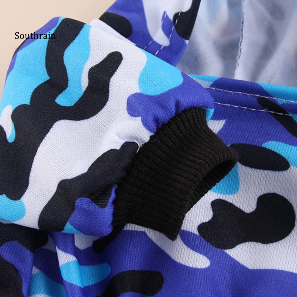 Áo Khoác Hoodie Giữ Ấm Họa Tiết Rằn Ri Thời Trang Xuân Thu Cho Cún Cưng