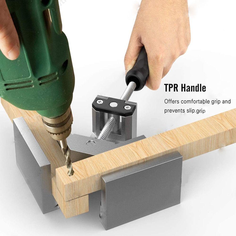 Kẹp Góc Phải 90 Độ Bằng Hợp Kim Nhôm Chất Lượng Cao Hỗ Trợ Chế Biến Gỗ