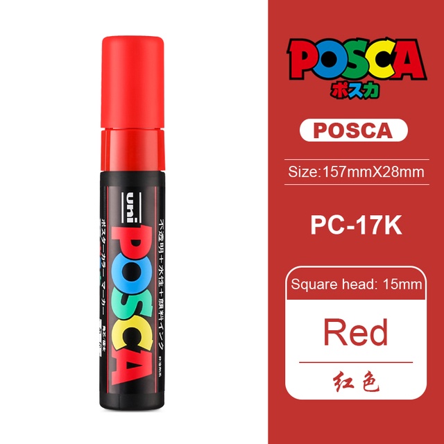 1 Bút Đánh Dấu UNI POSCA | Bút Quảng Cáo Vẽ Graffiti PC-17K POP