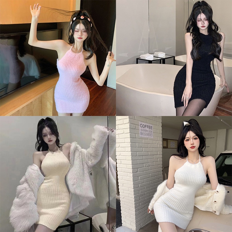 Đầm Không Tay Màu Sắc Thời Trang Quyến Rũ Cho Nữ