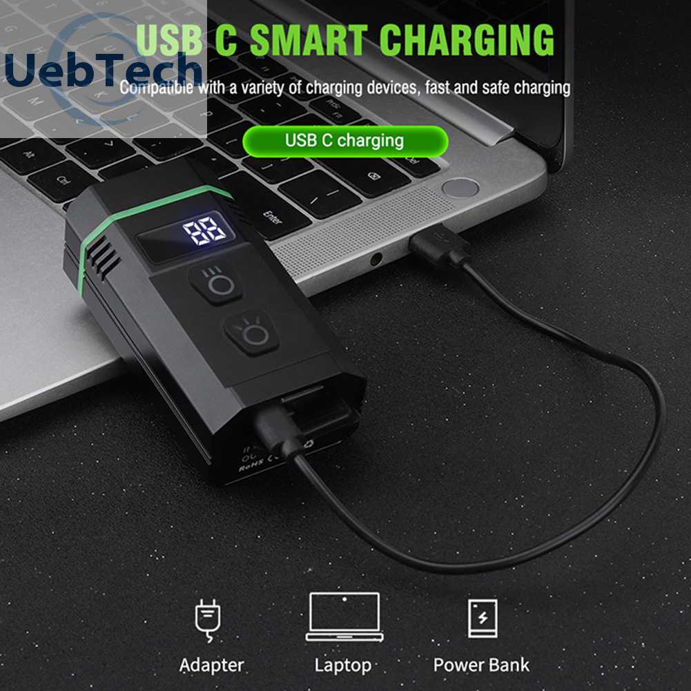 Đèn Pha 10LED 3000LM Cho Xe Đạp