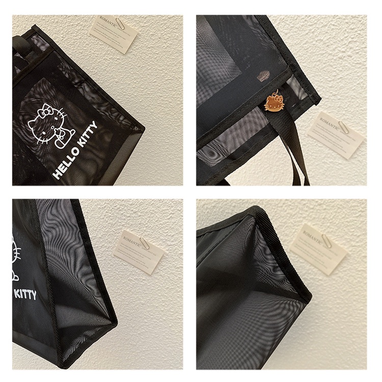 :ouble-layer Mesh xách tay lớn-công suất túi giặt túi mỹ phẩm túi đi làm túi đi lại : túi ommy