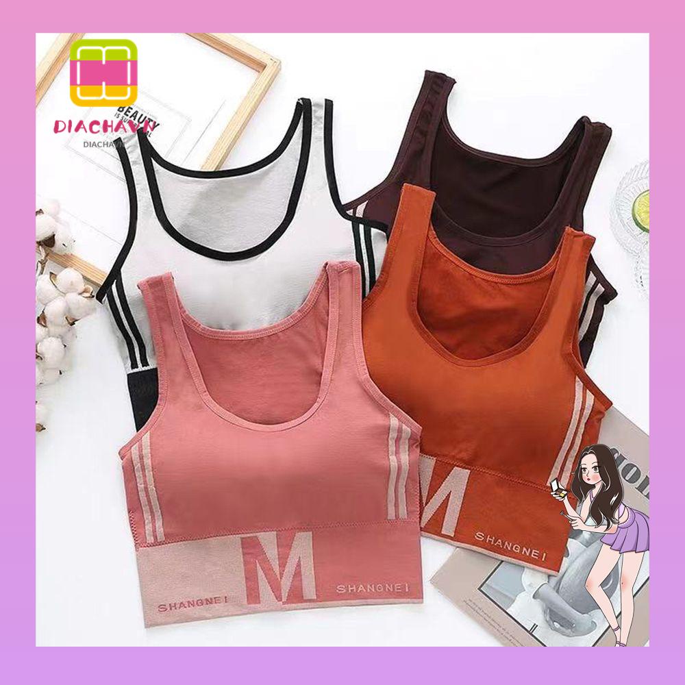 Áo Ngực Thể Thao In Chữ Thời Trang Cho Nữ